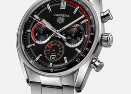 TAG Heuer Carrera Porsche Chronograph Special Edition CBS2015.EB0381 (2025) - Black dial 42 mm Steel case