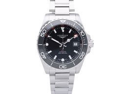 Longines HydroConquest L3.790.4.56.6 (2024) - Black dial 41 mm Steel case