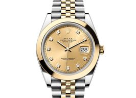 Rolex Datejust 41 126303 (2025) - Champagne wijzerplaat 41mm Goud/Staal