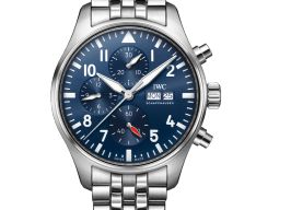 IWC Pilot Chronograph IW378004 (2025) - Blue dial 41 mm Steel case