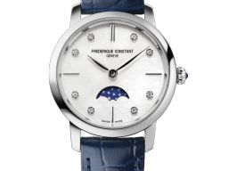 Frederique Constant Slimline Moonphase FC-206MPWD1S6 (2025) - Parelmoer wijzerplaat 30mm Staal