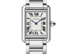 Cartier Tank WSTA0051 (2025) - Wit wijzerplaat 30mm Staal