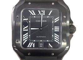 Cartier Santos WSSA0039 (2024) - Zwart wijzerplaat 40mm Staal