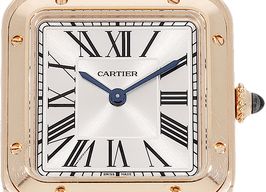 Cartier Santos Dumont WGSA0022 (2022) - Zilver wijzerplaat 38mm Roségoud