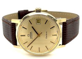 Omega Genève Unknown (Unknown (random serial)) - Champagne dial 35 mm Yellow Gold case