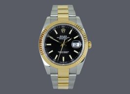 Rolex Datejust 41 126333 (2020) - Zwart wijzerplaat 41mm Goud/Staal