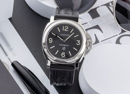 Panerai Luminor Base Logo PAM00000 (2009) - Zwart wijzerplaat 44mm Staal