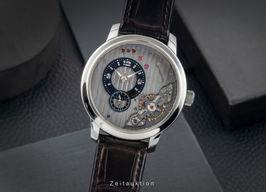 Glashütte Original PanoInverse 1-66-06-04-22-62 (2010) - Grijs wijzerplaat 42mm Staal