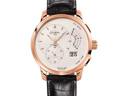 Glashütte Original PanoGraph 1-61-03-25-15-04 (2023) - Silver dial 40 mm Red Gold case