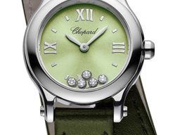 Chopard Happy Sport 278620-3005 (2026) - Green dial 25 mm Steel case