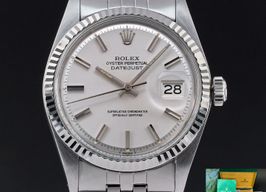 Rolex Datejust 1601 (1975) - Zilver wijzerplaat 36mm Staal