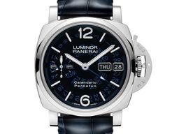 Panerai Luminor 1950 PAM01575 (2025) - Blue dial 44 mm Platinum case