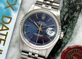 Rolex Datejust 36 16234 (1991) - Blauw wijzerplaat 36mm Staal