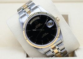 Tudor Prince Date 76213 (2013) - Black dial 36 mm Gold/Steel case