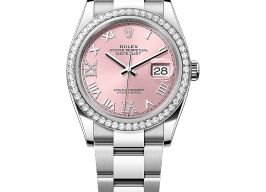 Rolex Datejust 36 126284RBR (2025) - Roze wijzerplaat 36mm Staal