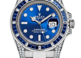 Rolex Submariner Date 116659SABR (Unknown (random serial)) - Blue dial 40 mm White Gold case