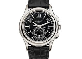 Patek Philippe Annual Calendar Chronograph 5905P-010 (2025) - Black dial 42 mm Platinum case