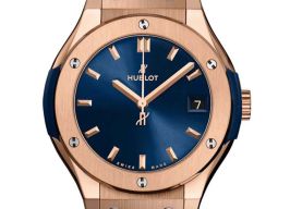 Hublot Classic Fusion Blue 511.OX.7180.RX (2024) - Blauw wijzerplaat 45mm Roségoud