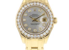 Rolex Lady-Datejust Pearlmaster 69298 (1991) - 29mm Geelgoud
