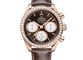 Omega Speedmaster Date 324.58.38.50.63.001 (2025) - Brown dial 38 mm Rose Gold case