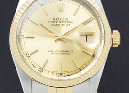 Rolex Datejust 36 16013 (1983) - Gold dial 36 mm Gold/Steel case