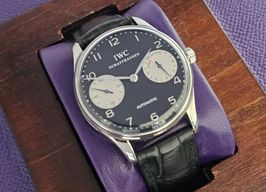 IWC Portuguese Automatic IW500001 (2001) - Black dial 42 mm Steel case