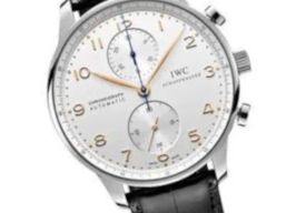 IWC Portuguese Chronograph IW371445 (2019) - Zilver wijzerplaat 41mm Staal