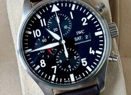 IWC Pilot Chronograph IW377709 (2018) - Black dial 43 mm Steel case