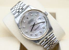 Rolex Datejust 36 16234 (1999) - Parelmoer wijzerplaat 36mm Staal