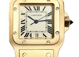 Cartier Santos Dumont WGSA0107 (2026) - Silver dial 34 mm Yellow Gold case