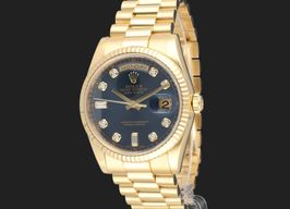 Rolex Day-Date 36 118238 (2008) - Wit wijzerplaat 36mm Geelgoud