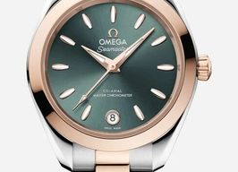 Omega Seamaster Aqua Terra 220.20.30.20.10.002 (2026) - Groen wijzerplaat 30mm Goud/Staal