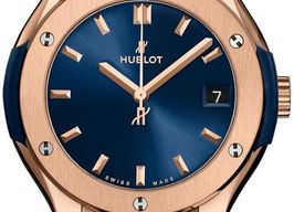 Hublot Classic Fusion Blue 542.OX.7180.RX (2026) - Blue dial 42 mm Rose Gold case