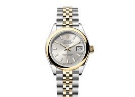 Rolex Lady-Datejust 279163 (2025) - Zilver wijzerplaat 28mm Goud/Staal