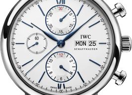 IWC Portofino Chronograph IW391037 (2025) - Zilver wijzerplaat 42mm Staal