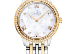 Omega De Ville Prestige 434.25.28.60.55.001 (2026) - Wit wijzerplaat 28mm Goud/Staal