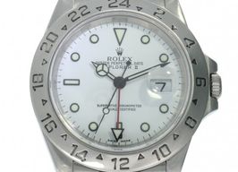 Rolex Explorer II 16570 (2000) - Wit wijzerplaat 40mm Staal