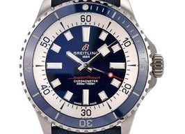 Breitling Superocean 42 A17375E71C1S1 (2024) - Blauw wijzerplaat 42mm Staal