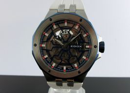 Edox Delfin 85303-357BUCAB-BUIRB (2024) - Transparant wijzerplaat 43mm Staal