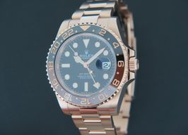 Rolex GMT-Master II 126715CHNR (2018) - Zwart wijzerplaat 40mm Roségoud