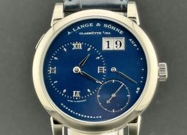 A. Lange & Söhne Lange 1 101.027 (Unknown (random serial)) - Blue dial 38 mm White Gold case