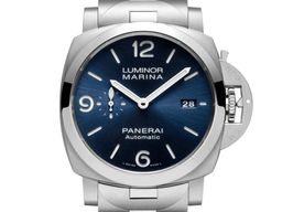 Panerai Luminor Marina PAM01316 (2023) - Blauw wijzerplaat 44mm Staal