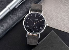 NOMOS Ludwig Automatik 252 (Unknown (random serial)) - Grey dial 40 mm Steel case