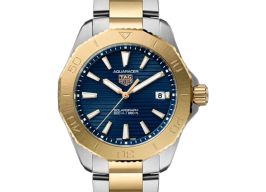 TAG Heuer Aquaracer WBP1120.BB0002 (2025) - Blue dial 40 mm Gold/Steel case