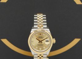 Rolex Lady-Datejust 279173 (2021) - Gold dial 28 mm Gold/Steel case