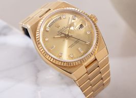Rolex Day-Date Oysterquartz 19018 (1983) - 36mm Geelgoud