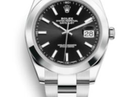 Rolex Datejust 41 126300 (2017) - Black dial 41 mm Steel case