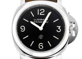 Panerai Luminor Base Logo PAM01086 (2025) - Zwart wijzerplaat 44mm Staal