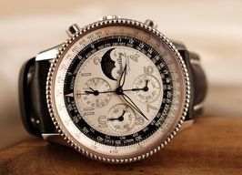 Breitling Montbrillant Olympus A19350 (2006) - White dial 42 mm Steel case