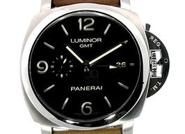 Panerai Luminor 1950 3 Days GMT Automatic PAM00320 (2013) - Black dial 44 mm Steel case